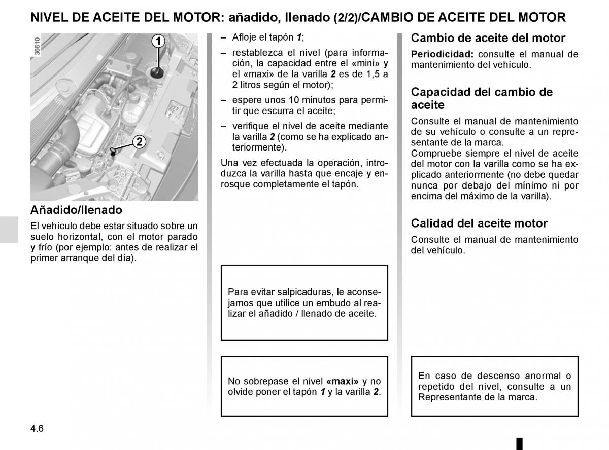 Renault Trafic III 3 manual del propietario / page 210