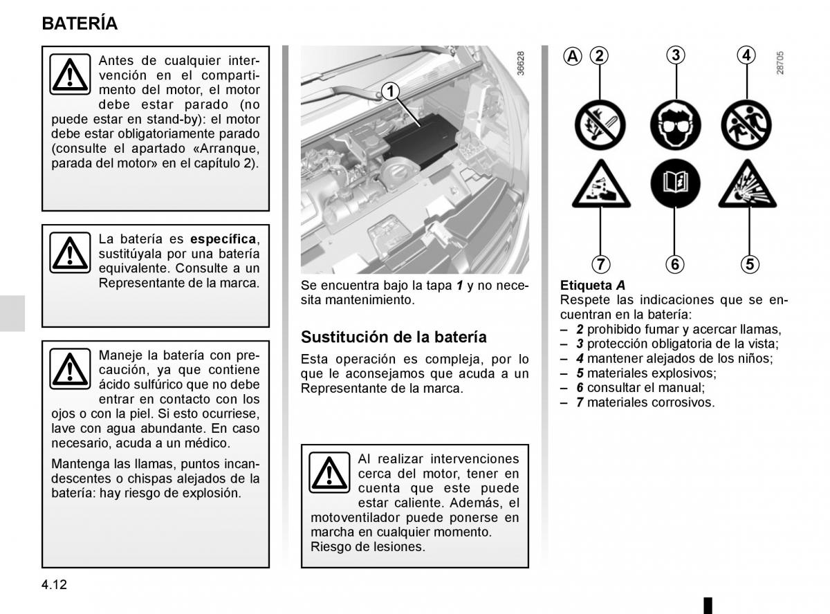 Renault Trafic III 3 manual del propietario / page 216