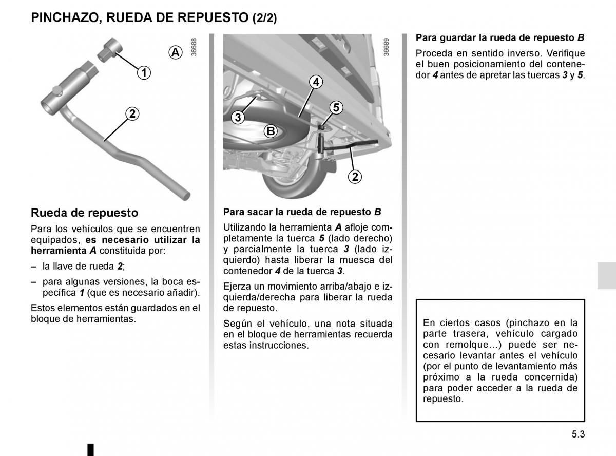 Renault Trafic III 3 manual del propietario / page 223