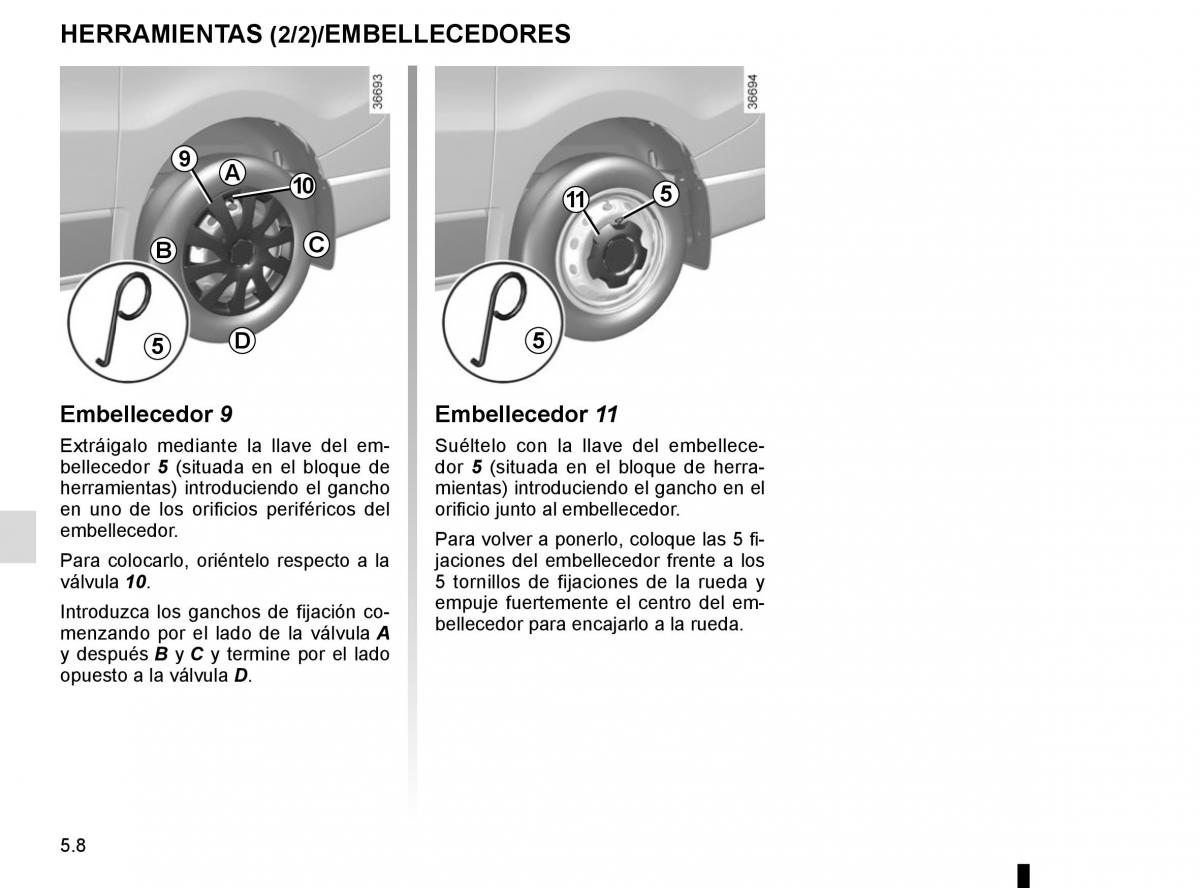 Renault Trafic III 3 manual del propietario / page 228