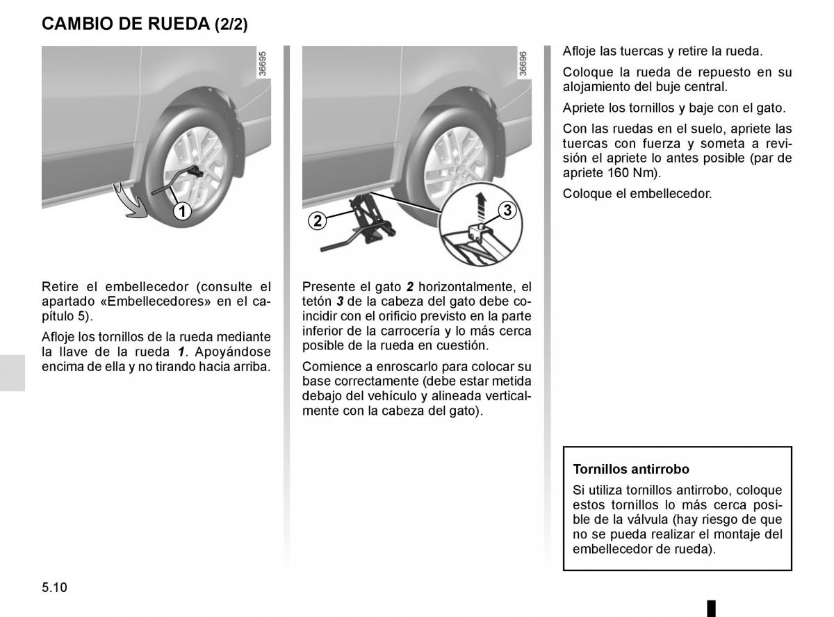 Renault Trafic III 3 manual del propietario / page 230