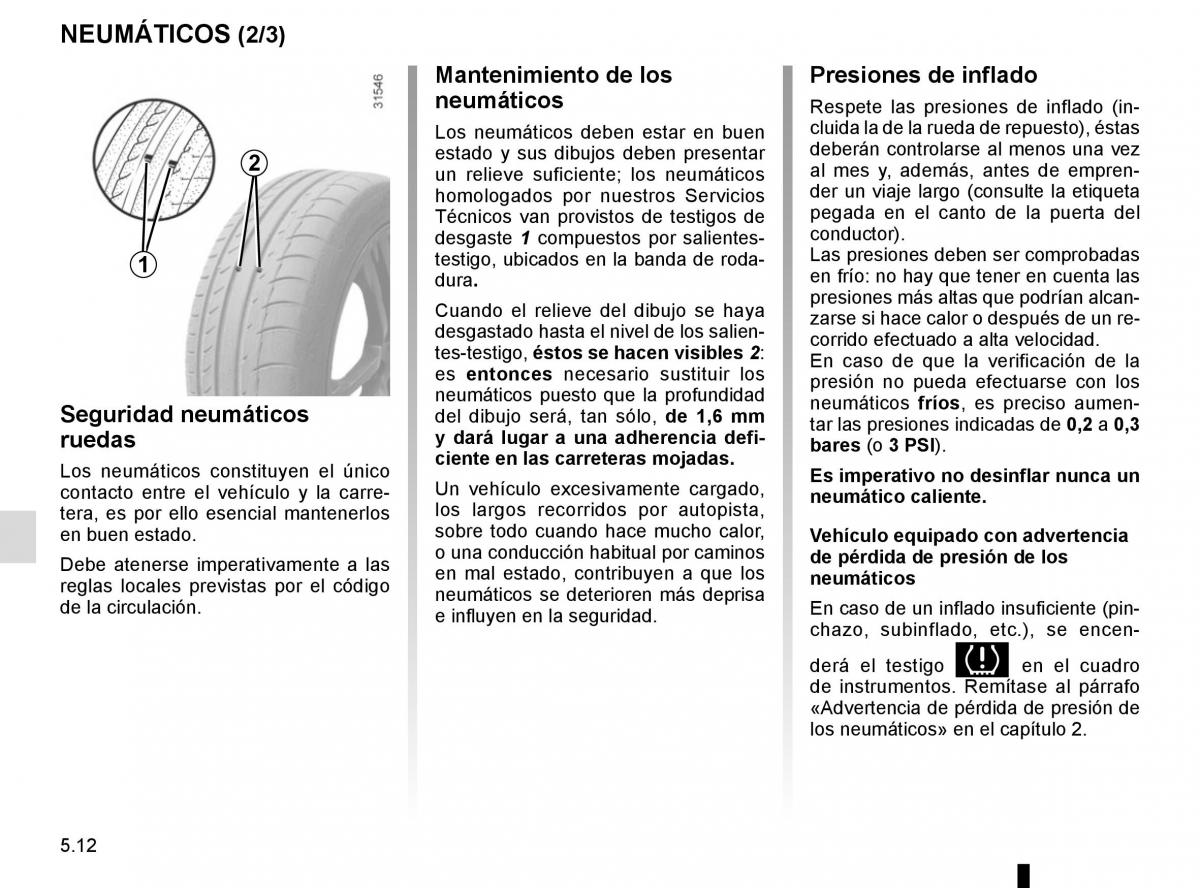 Renault Trafic III 3 manual del propietario / page 232