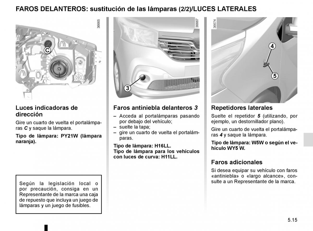 Renault Trafic III 3 manual del propietario / page 235