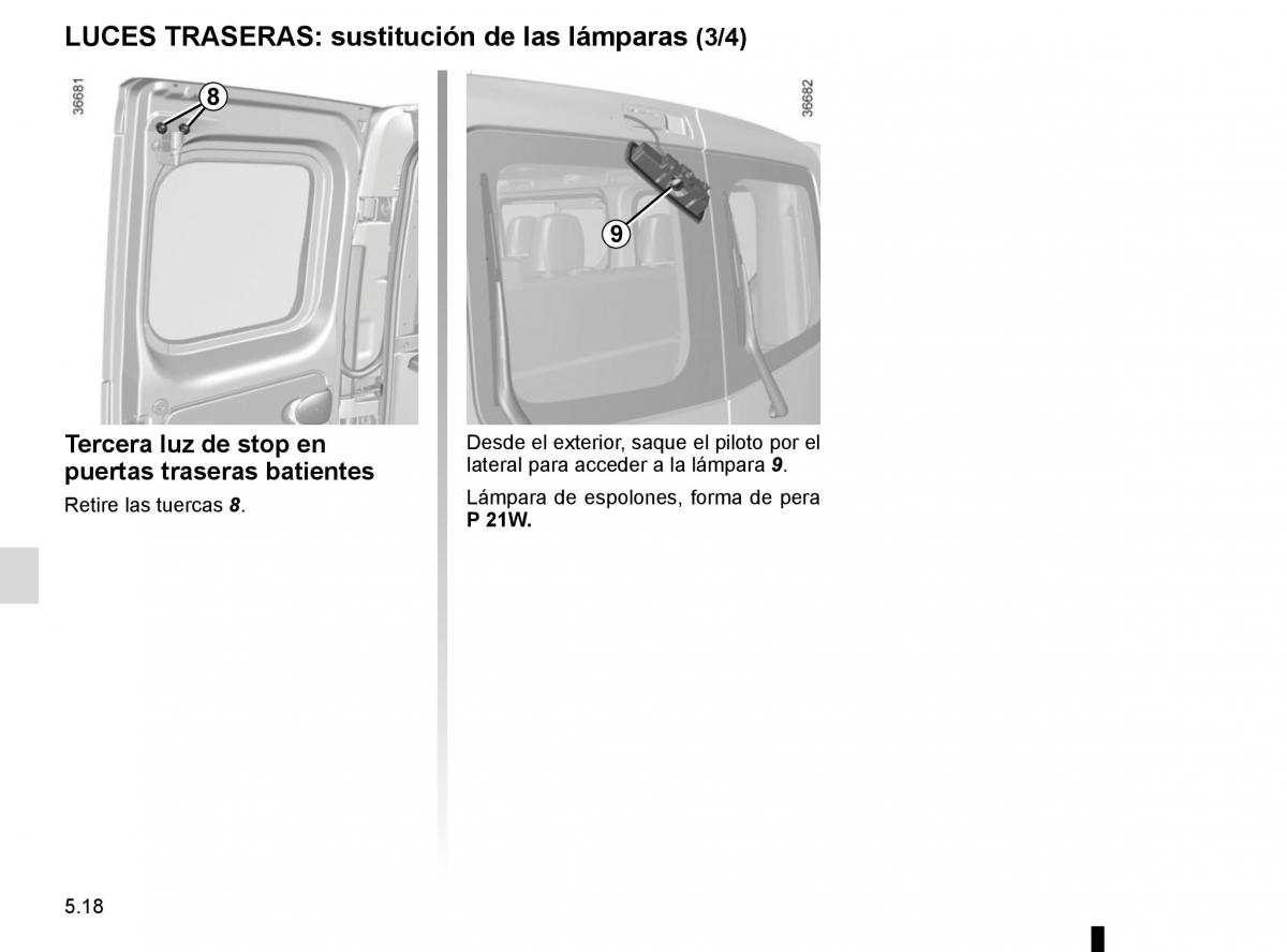 Renault Trafic III 3 manual del propietario / page 238