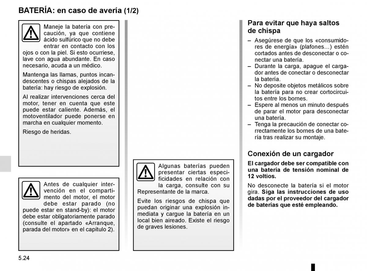 Renault Trafic III 3 manual del propietario / page 244