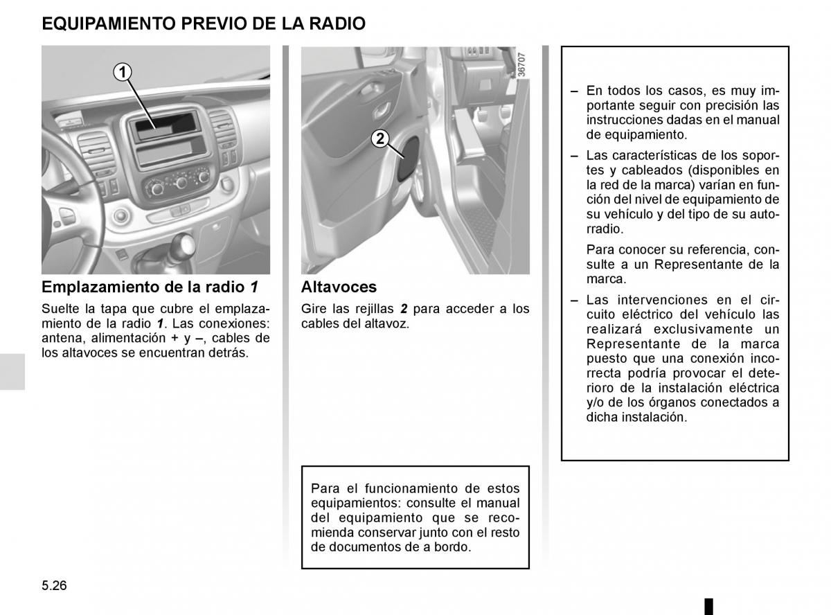 Renault Trafic III 3 manual del propietario / page 246