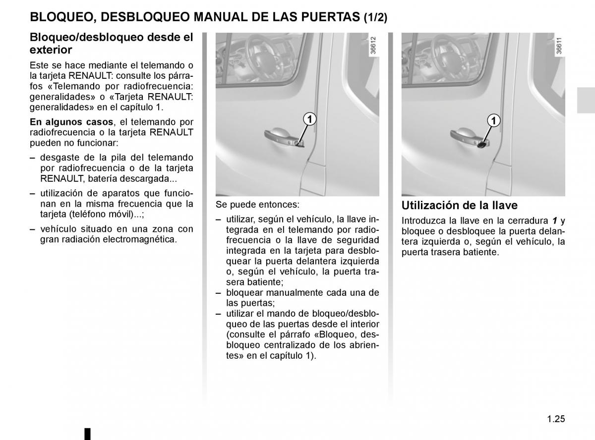 Renault Trafic III 3 manual del propietario / page 31