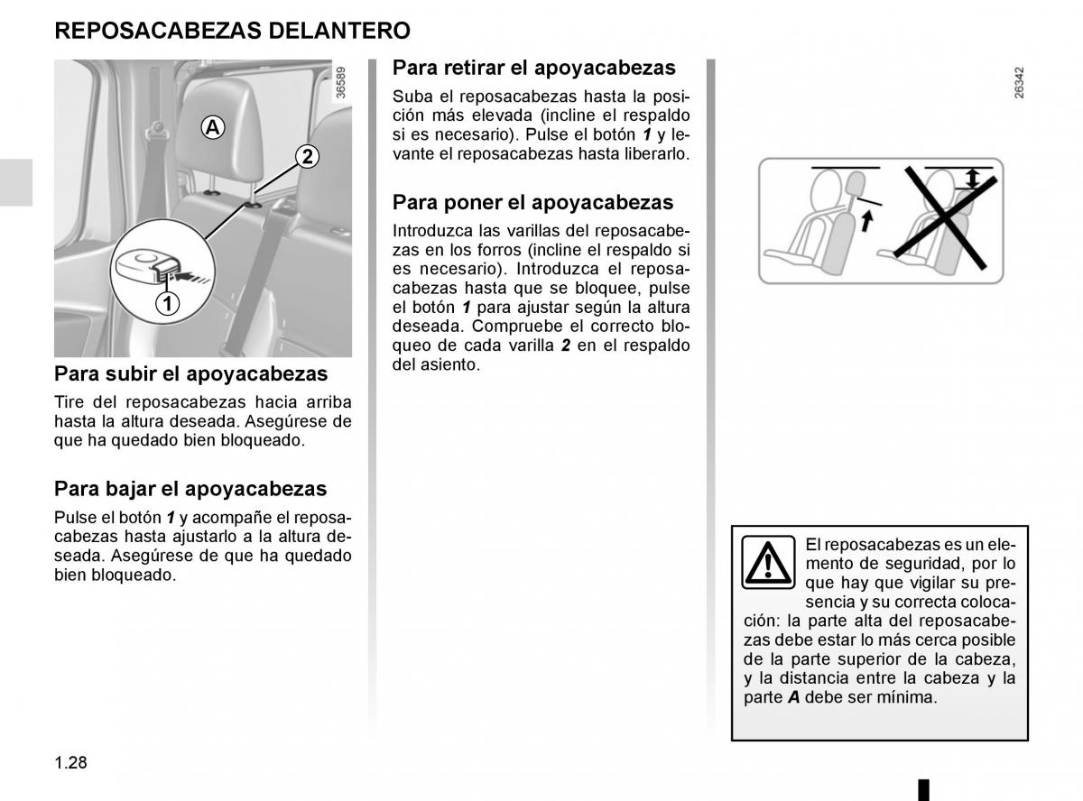 Renault Trafic III 3 manual del propietario / page 34