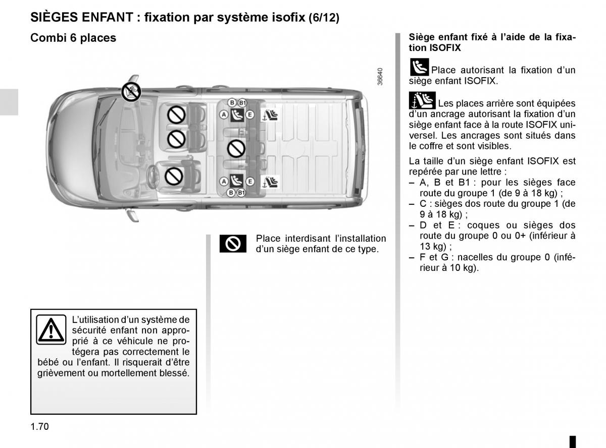 Renault Trafic III 3 manuel du proprietaire / page 76