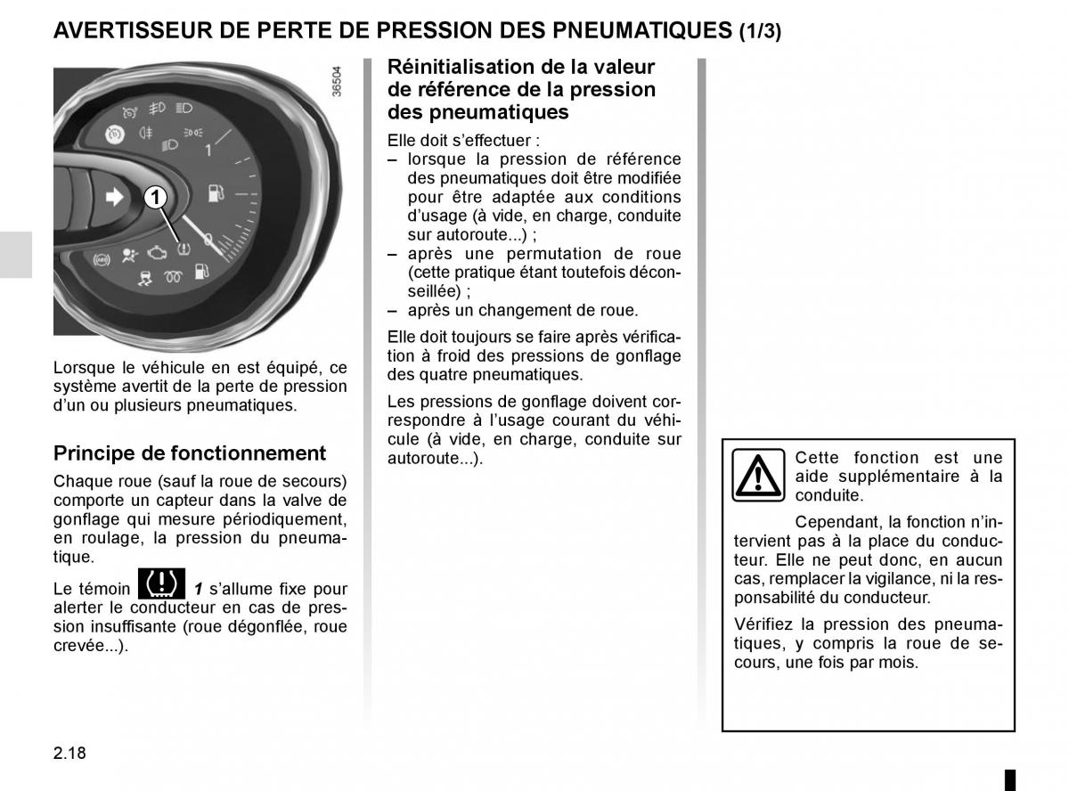 Renault Trafic III 3 manuel du proprietaire / page 142