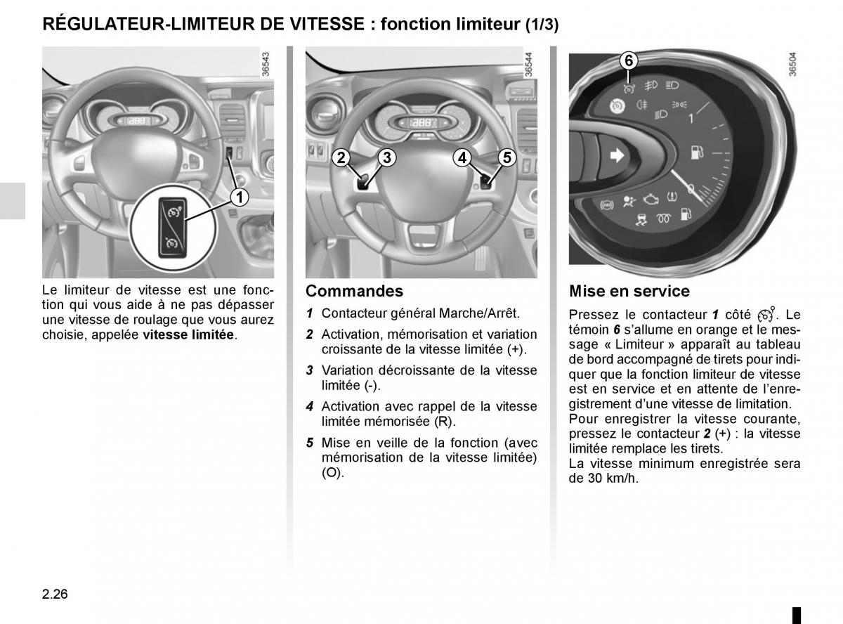 Renault Trafic III 3 manuel du proprietaire / page 150