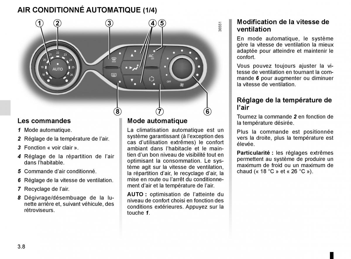 Renault Trafic III 3 manuel du proprietaire / page 170