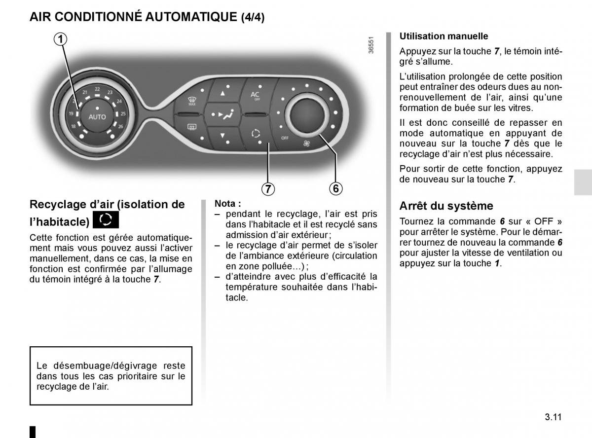 Renault Trafic III 3 manuel du proprietaire / page 173