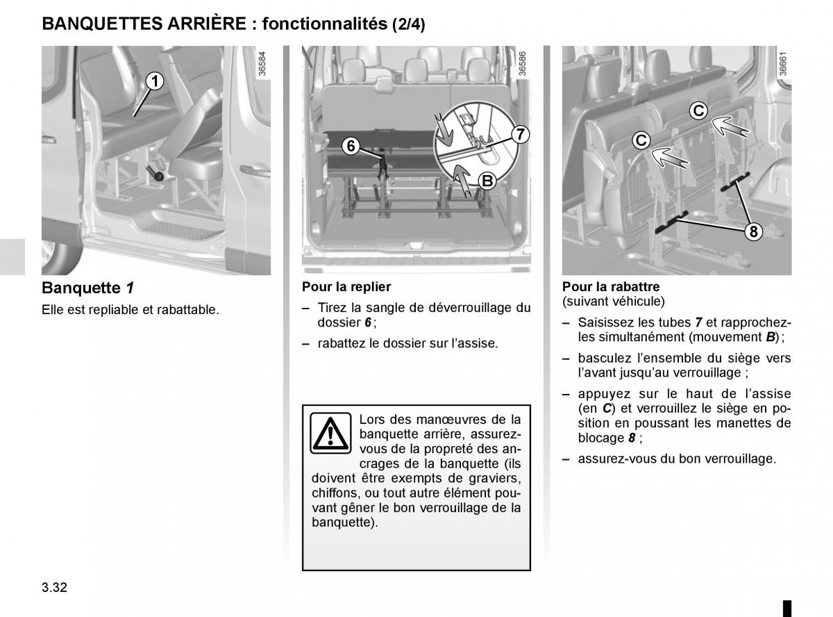 Renault Trafic III 3 manuel du proprietaire / page 194