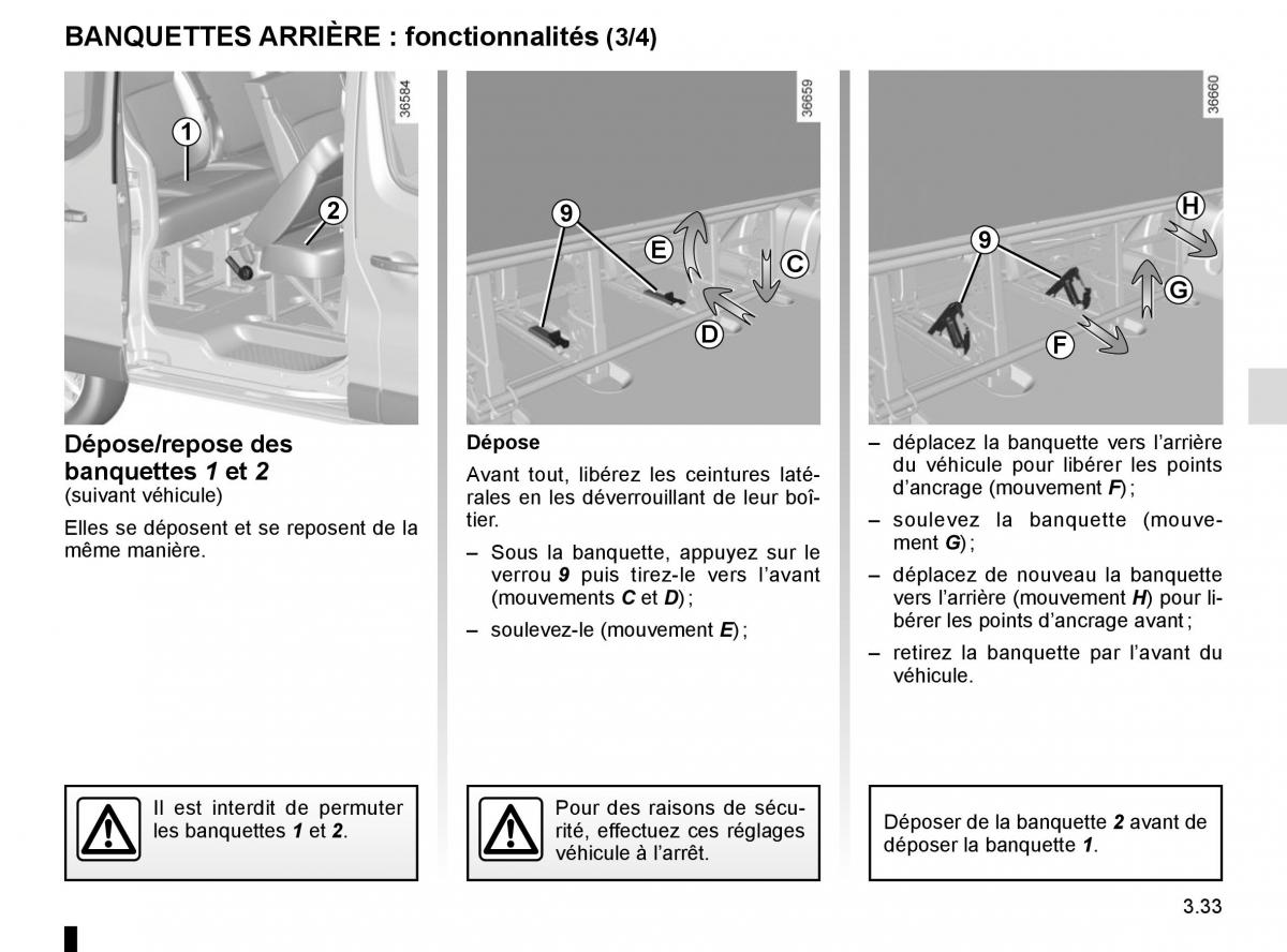 Renault Trafic III 3 manuel du proprietaire / page 195