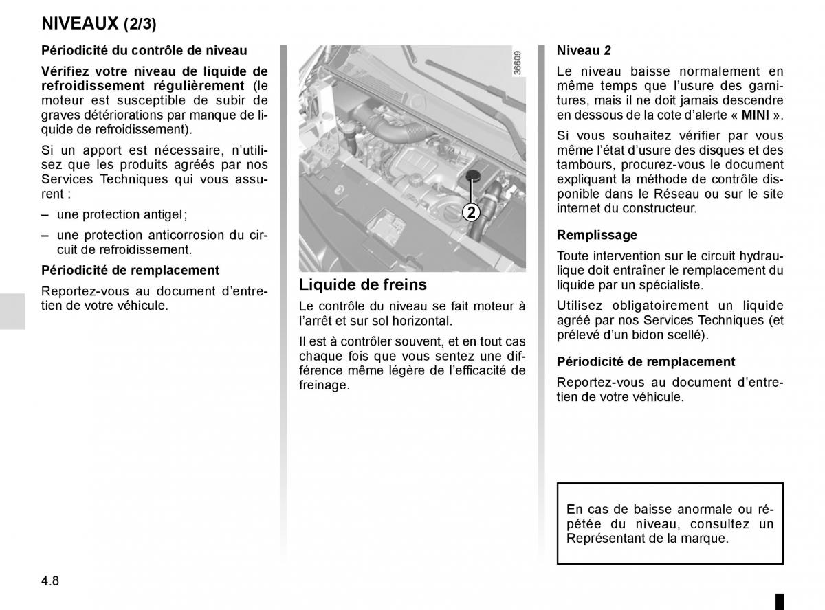 Renault Trafic III 3 manuel du proprietaire / page 212