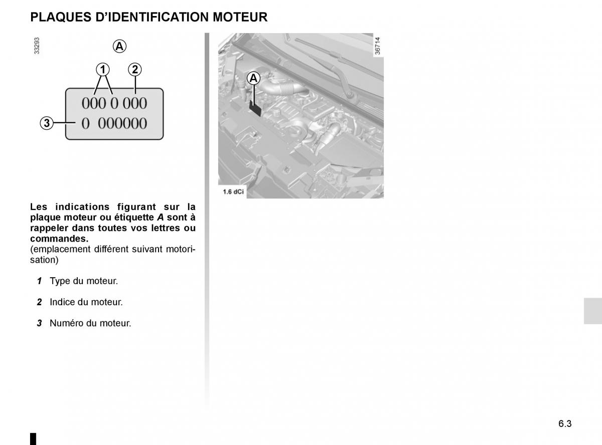 Renault Trafic III 3 manuel du proprietaire / page 265