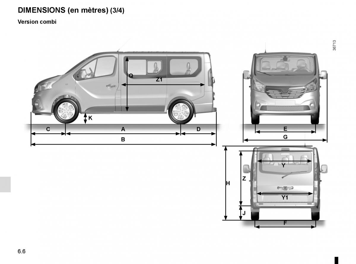 Renault Trafic III 3 manuel du proprietaire / page 268