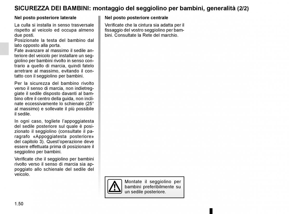 Renault Trafic III 3 manuale del proprietario / page 56