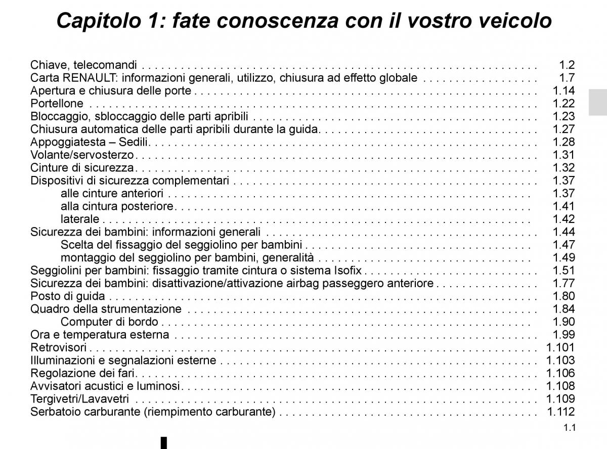 Renault Trafic III 3 manuale del proprietario / page 7