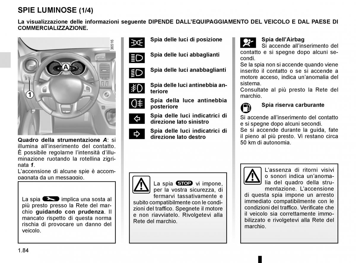 Renault Trafic III 3 manuale del proprietario / page 90