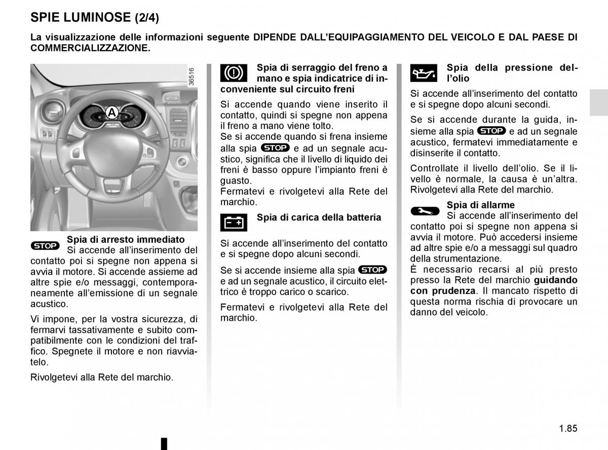 Renault Trafic III 3 manuale del proprietario / page 91