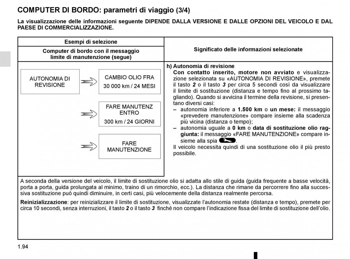 Renault Trafic III 3 manuale del proprietario / page 100