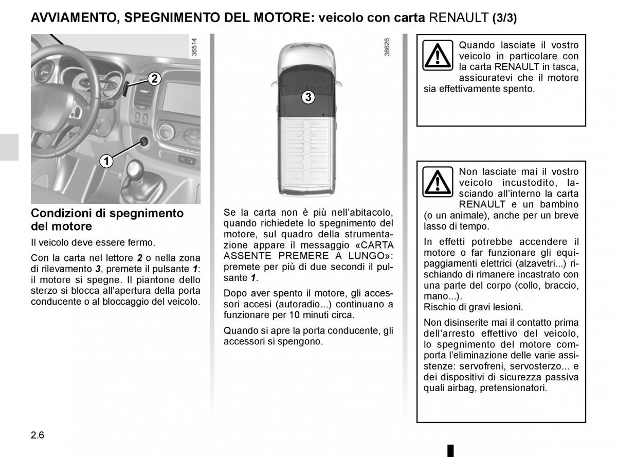 Renault Trafic III 3 manuale del proprietario / page 130