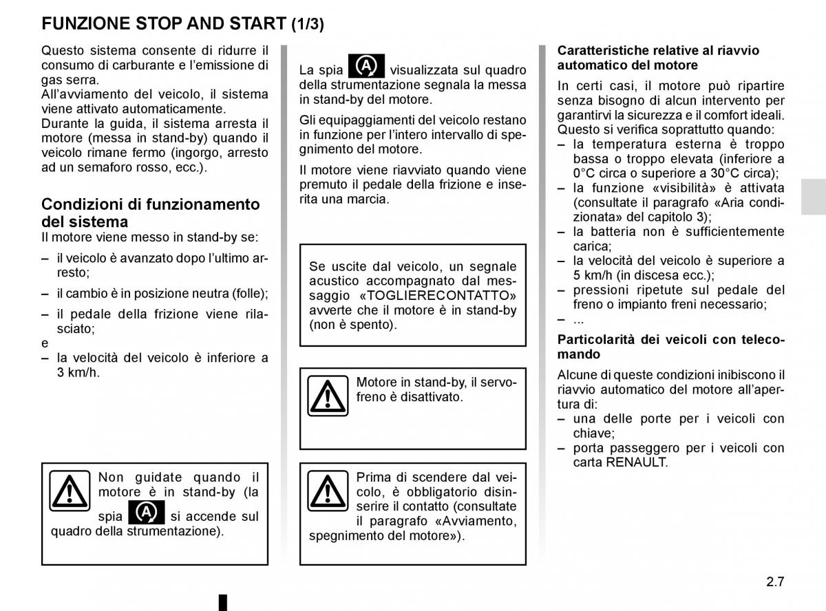 Renault Trafic III 3 manuale del proprietario / page 131