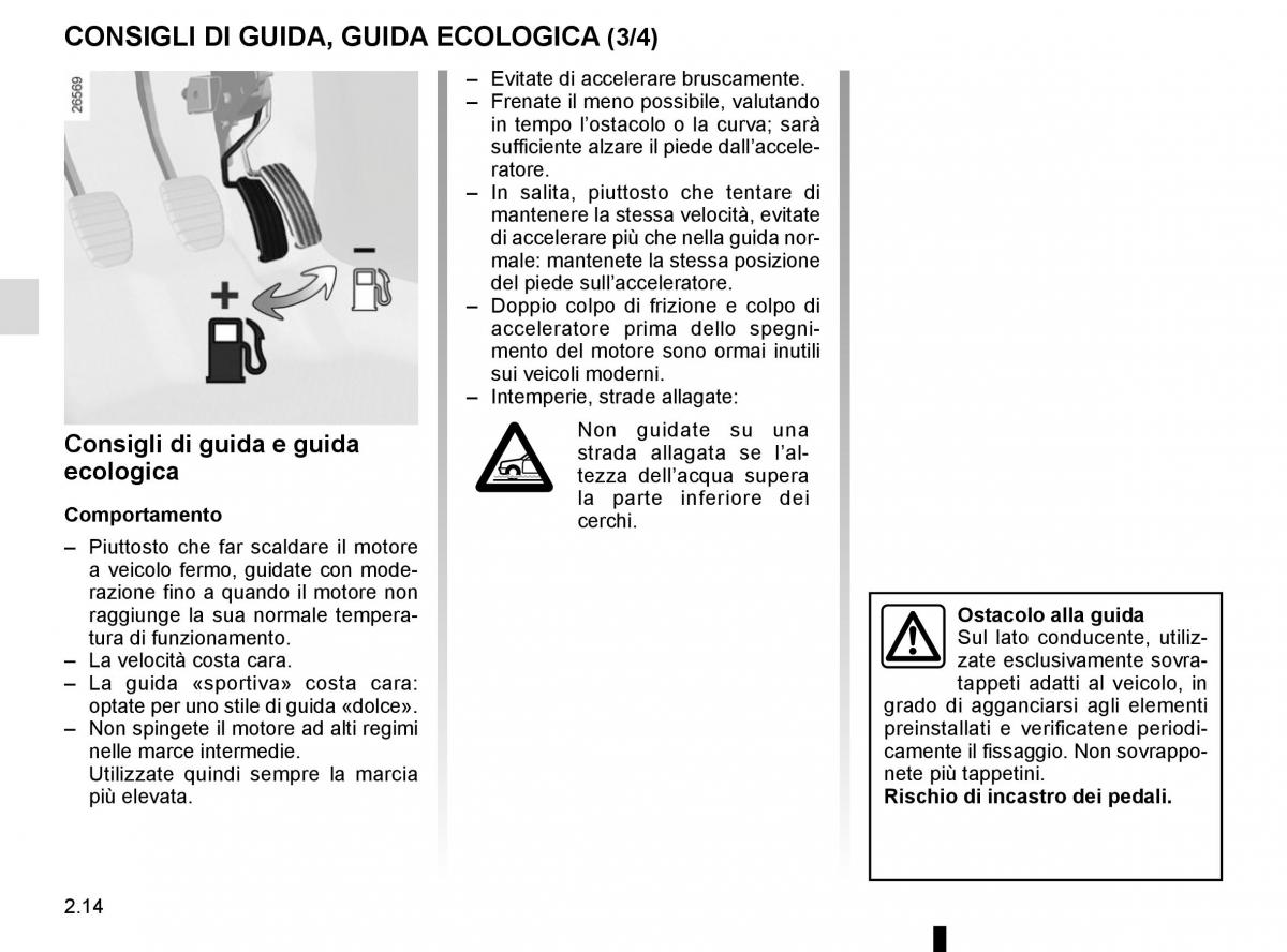 Renault Trafic III 3 manuale del proprietario / page 138