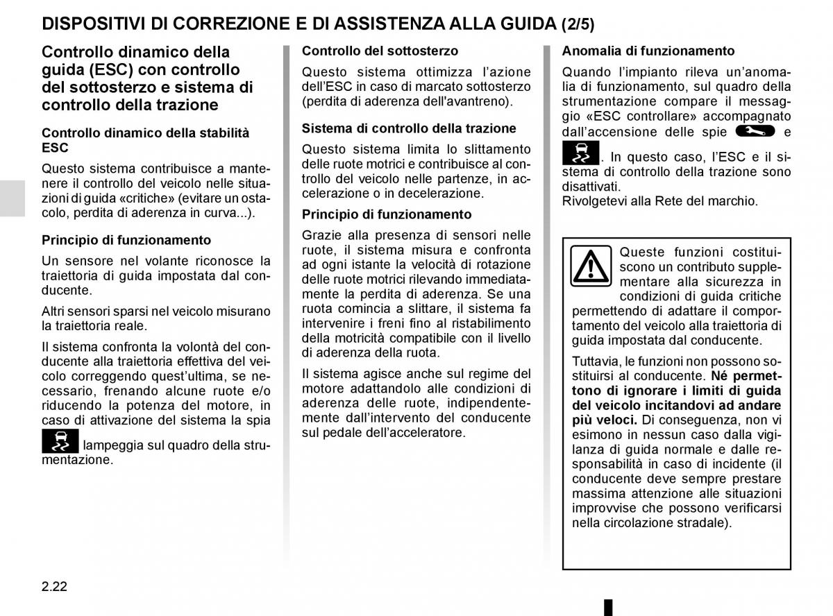 Renault Trafic III 3 manuale del proprietario / page 146