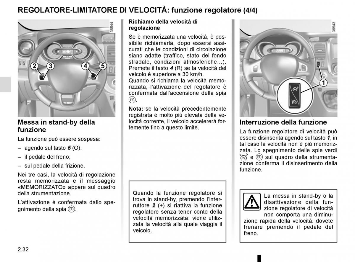 Renault Trafic III 3 manuale del proprietario / page 156