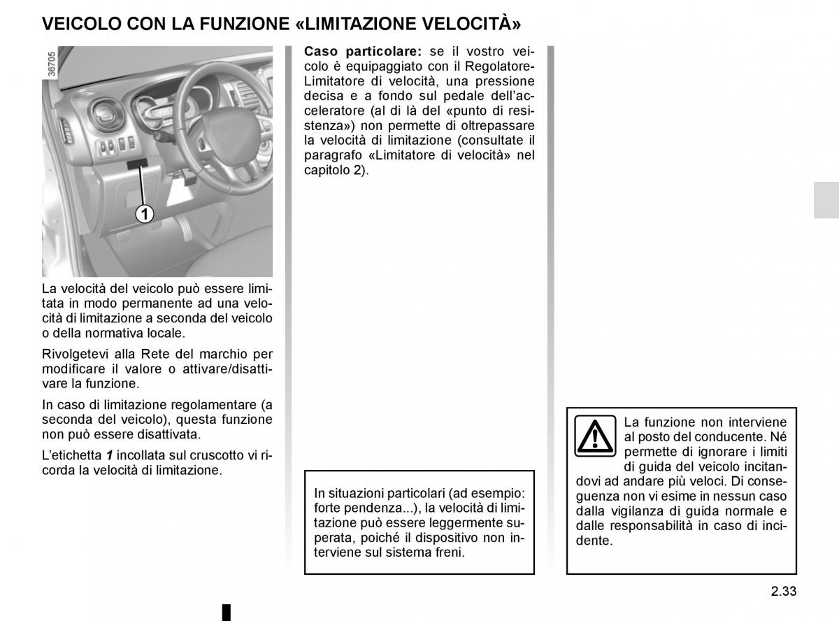 Renault Trafic III 3 manuale del proprietario / page 157