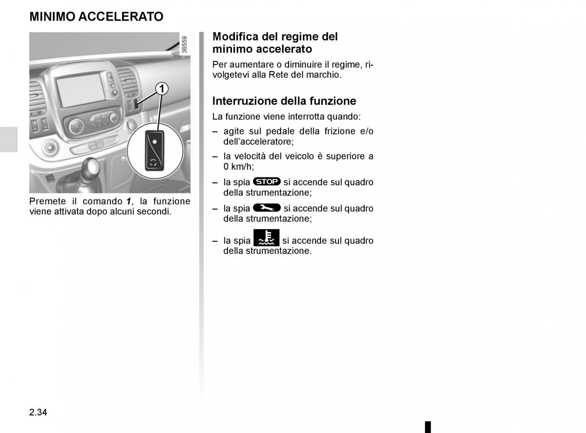 Renault Trafic III 3 manuale del proprietario / page 158