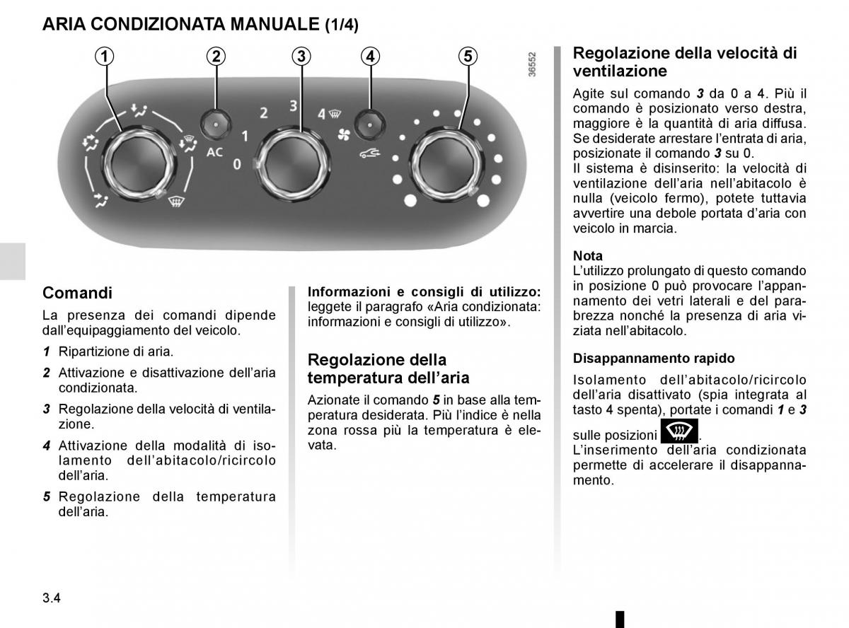 Renault Trafic III 3 manuale del proprietario / page 166