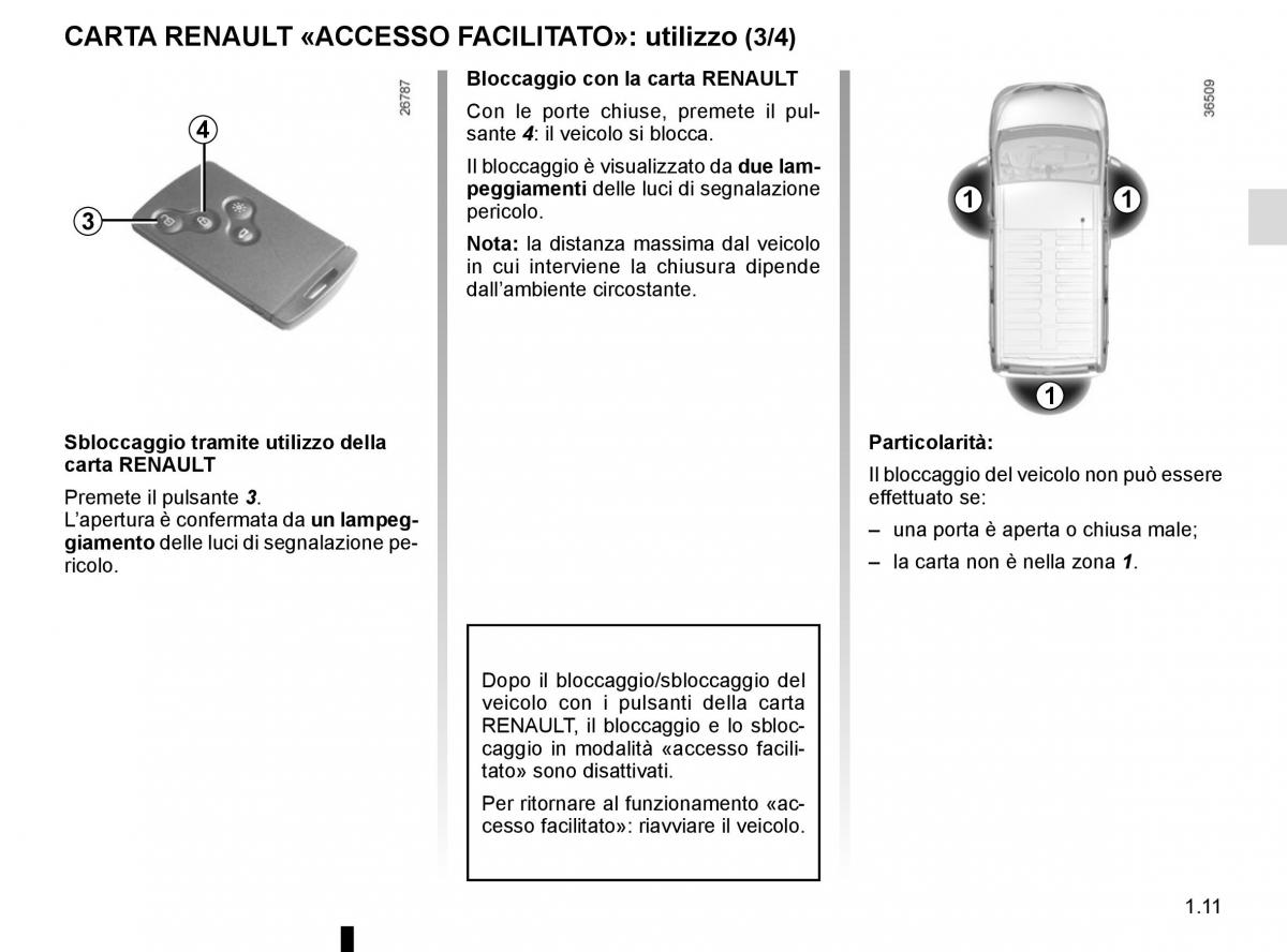 Renault Trafic III 3 manuale del proprietario / page 17