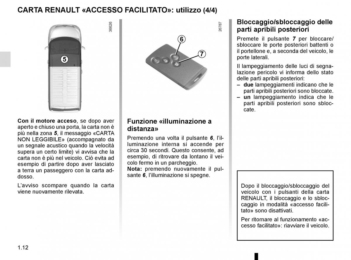 Renault Trafic III 3 manuale del proprietario / page 18