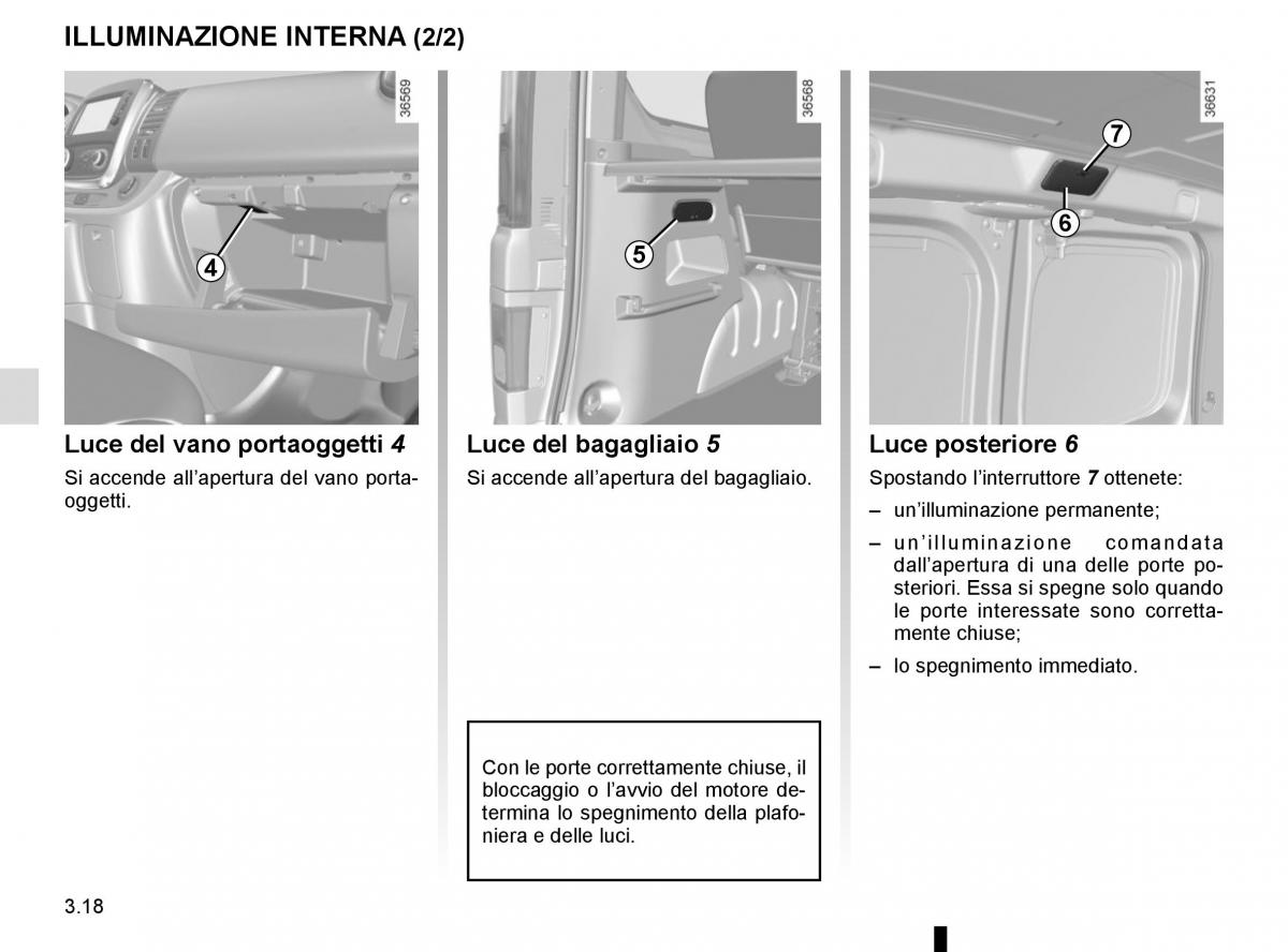 Renault Trafic III 3 manuale del proprietario / page 180