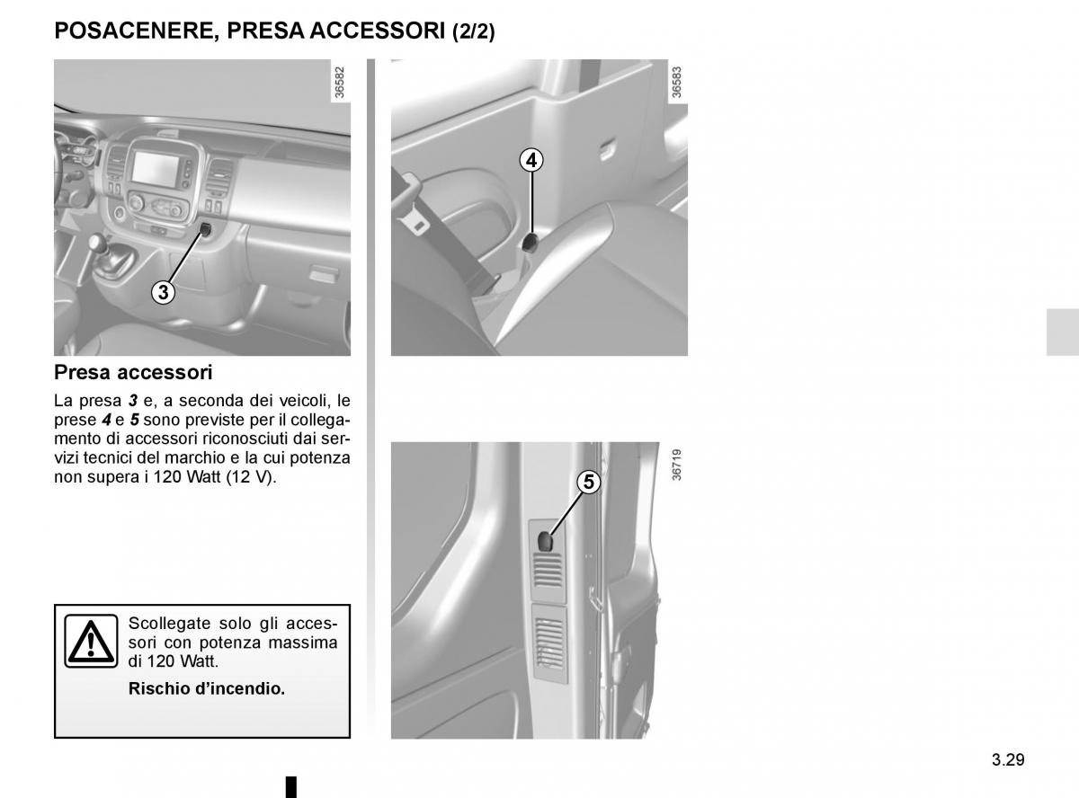 Renault Trafic III 3 manuale del proprietario / page 191