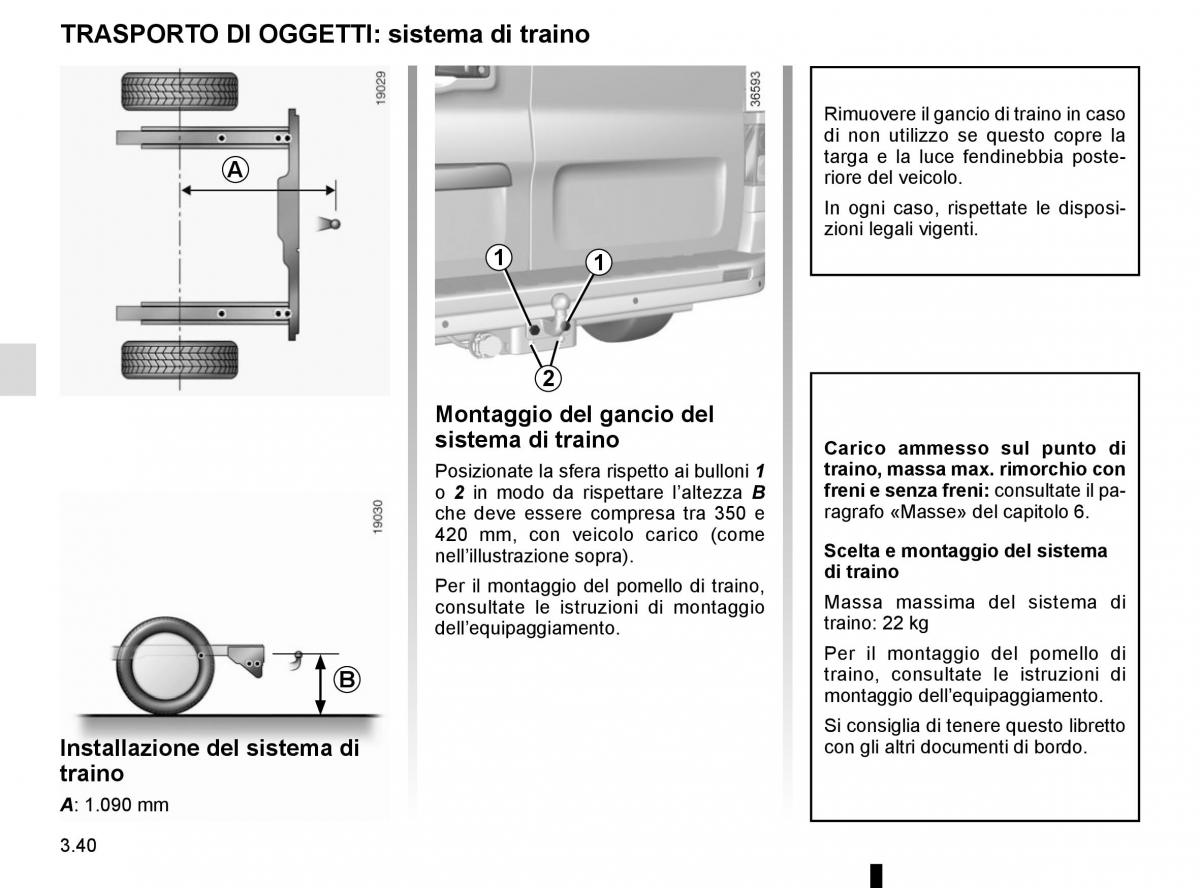 Renault Trafic III 3 manuale del proprietario / page 202