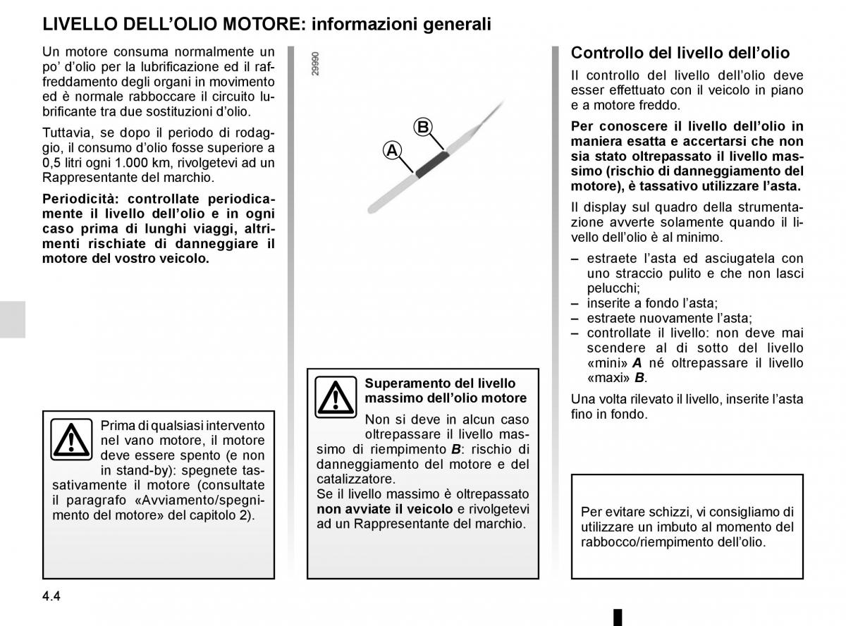 Renault Trafic III 3 manuale del proprietario / page 208