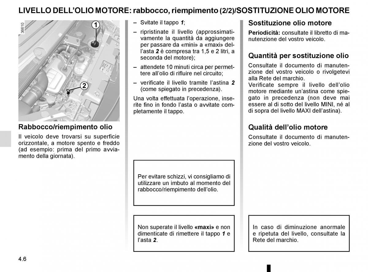 Renault Trafic III 3 manuale del proprietario / page 210