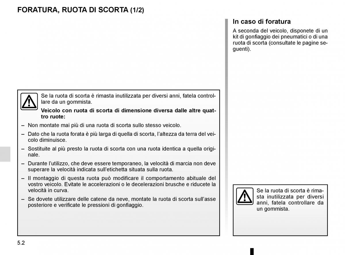 Renault Trafic III 3 manuale del proprietario / page 222