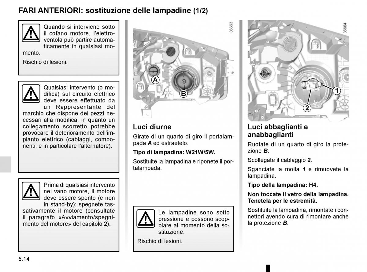 Renault Trafic III 3 manuale del proprietario / page 234