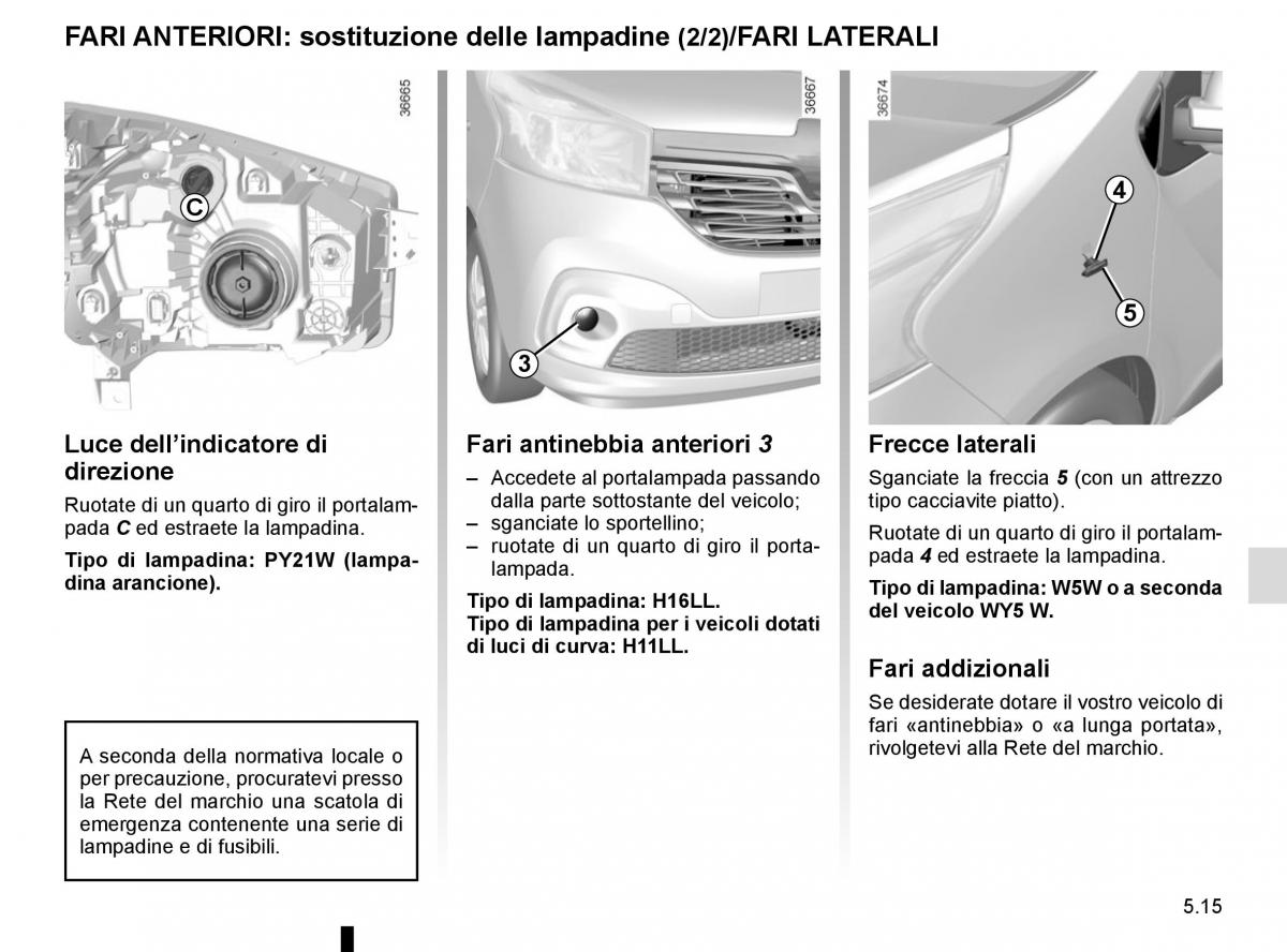 Renault Trafic III 3 manuale del proprietario / page 235