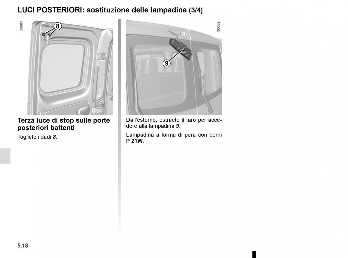 Renault Trafic III 3 manuale del proprietario / page 238