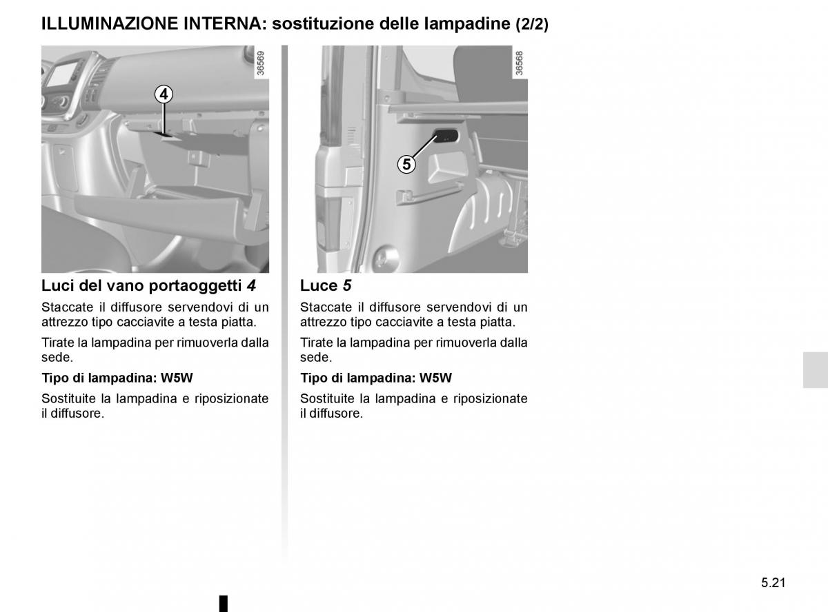 Renault Trafic III 3 manuale del proprietario / page 241