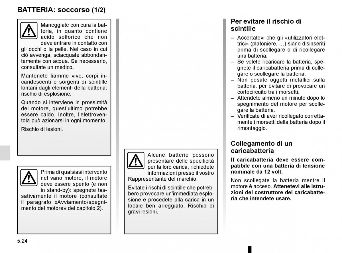 Renault Trafic III 3 manuale del proprietario / page 244