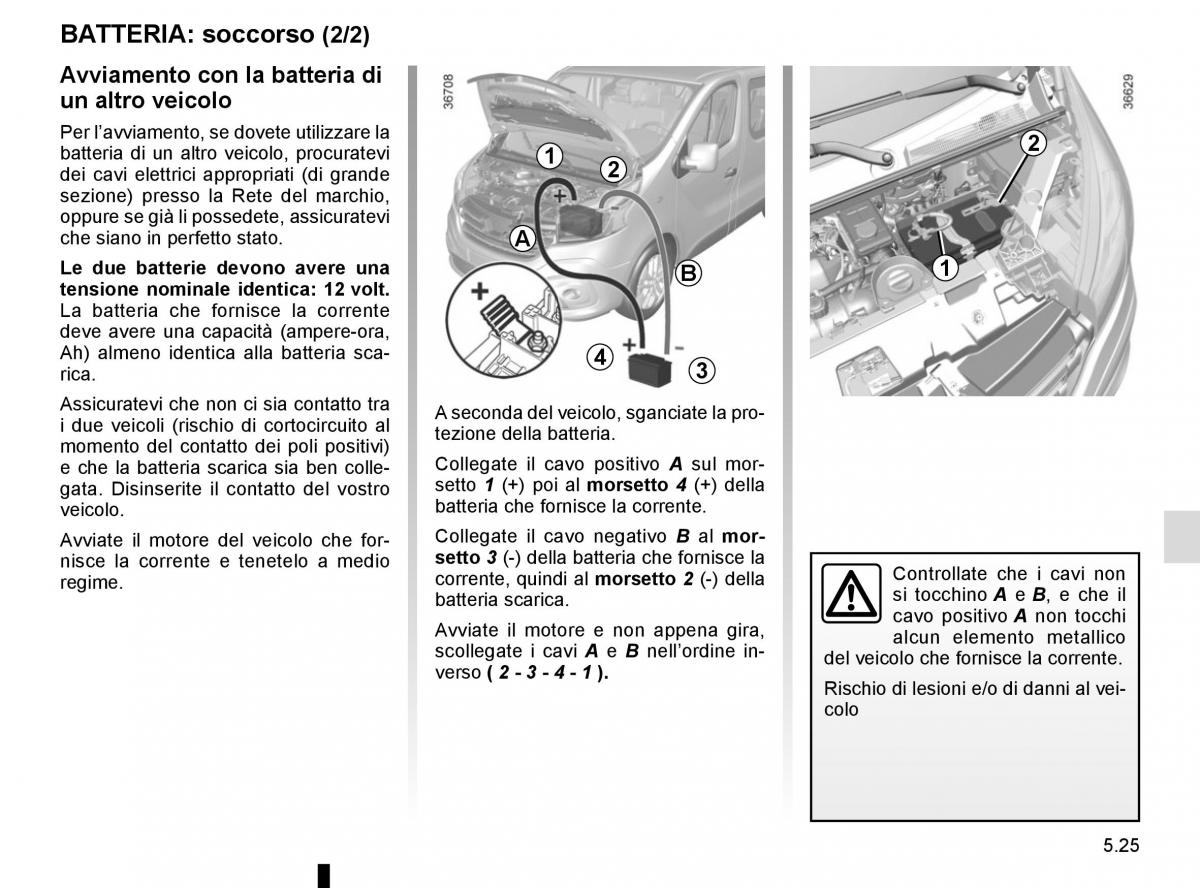 Renault Trafic III 3 manuale del proprietario / page 245