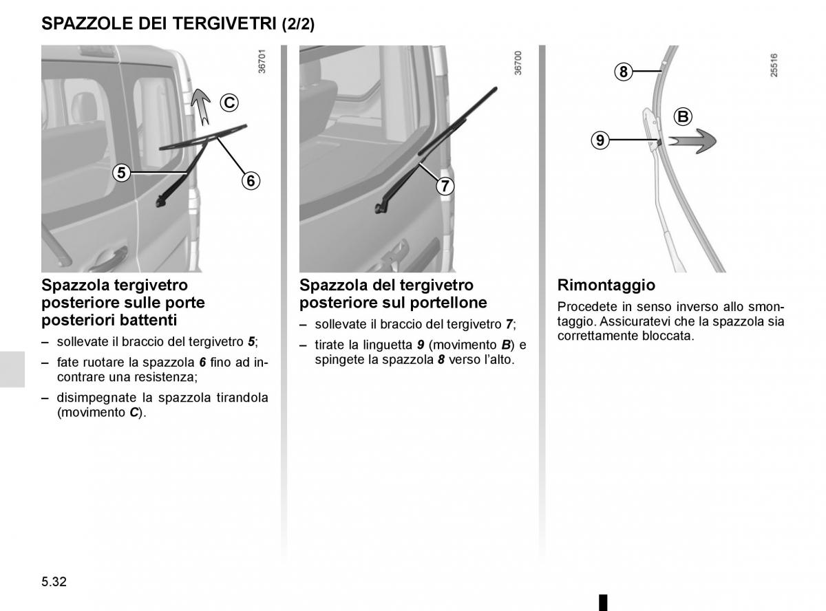 Renault Trafic III 3 manuale del proprietario / page 252